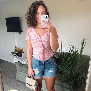 Kenneth Cole Short Sleeve Blouse